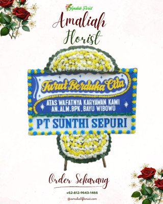 Papan Bunga Duka di Cijantra