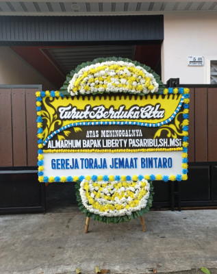 Papan Bunga Duka di Cijantra